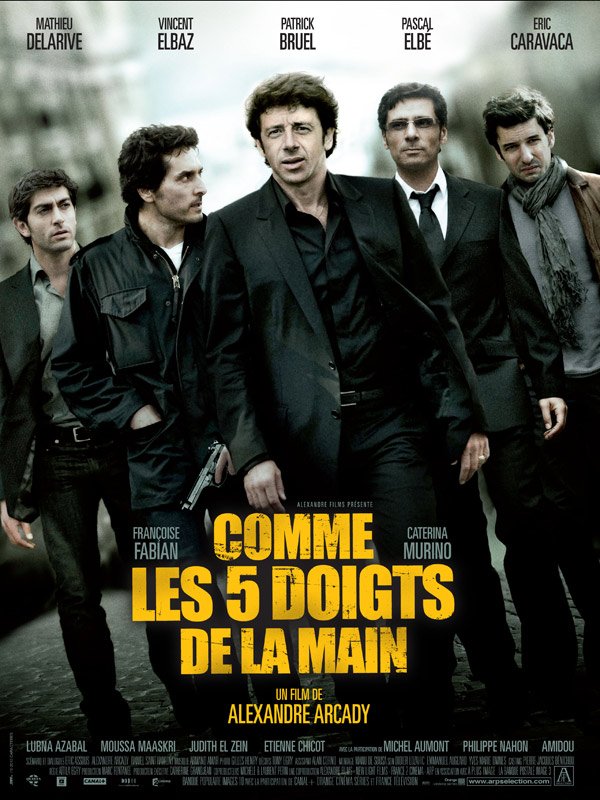 Affiche COMME LES DOIGTS DE LA MAIN - ALEXANDRE ARCADY