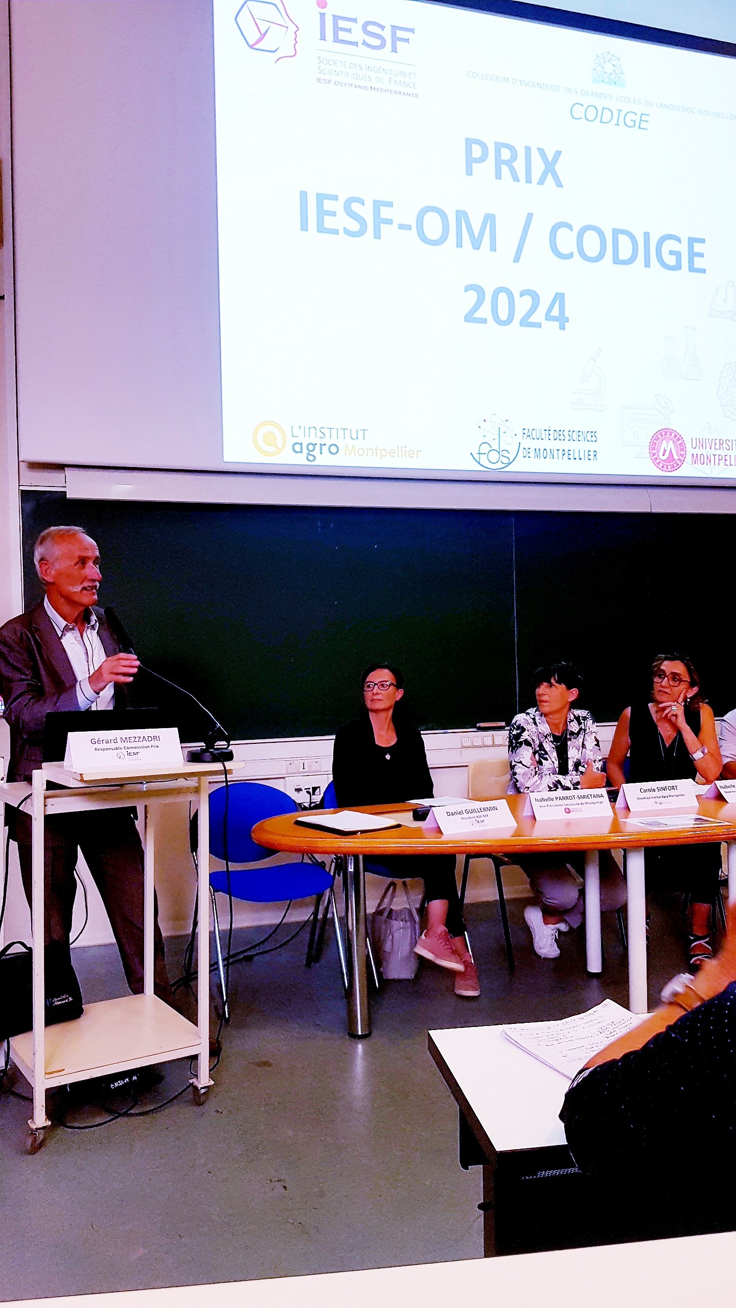 Codige REMISE DES PRIX IESF-CODIGE – DANIEL GUILLERMIN, PRESIDENT IESF-OM ...