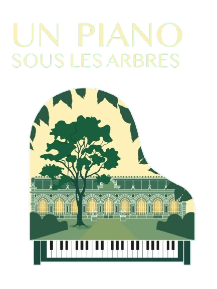 Un piano sous les arbres